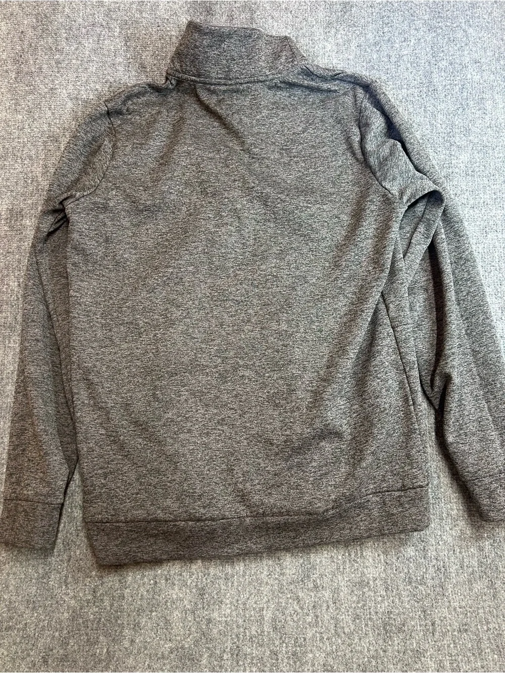 Nike Men's Dark Gray Heather Quarter-Zip Pullover